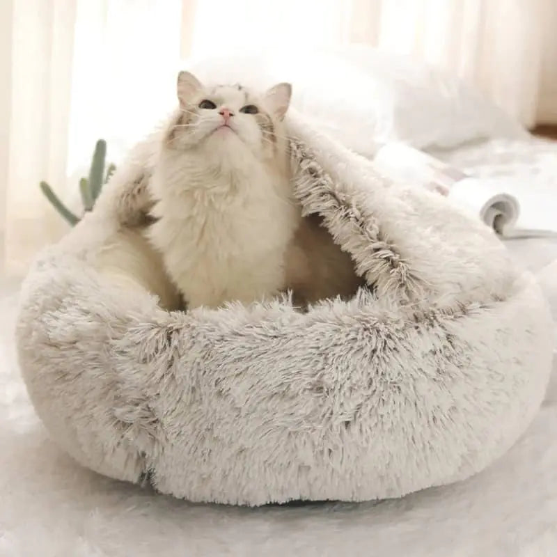 Calming Plushy Pet Bed