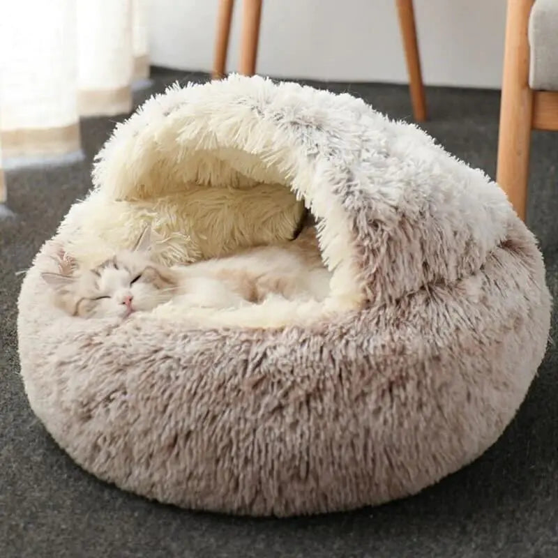 Calming Plushy Pet Bed